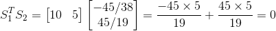 S S2= 10 5145/38 45/19 -45 x 5 45 x 5 19 19