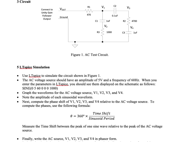 3 Circuit C2 R1 Connect to Vo Unity Gair 470 0.1uF Follower Ground Output C1 4700 R2 R3 1000 C3 luF Figure 1. AC Test Circuit