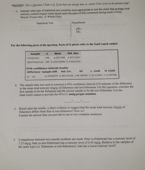 NOTE* Thiion 3 Parts ( If yow bhaw mot atready done ro, ancwer Parts (a-b) on the premions nuage! c. Indicate what type of st