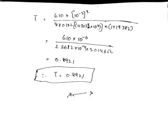 7 o 1010)Ct19302) 6lo x lo 2.2682x10 3.0146 o.92 :. T- o.292)