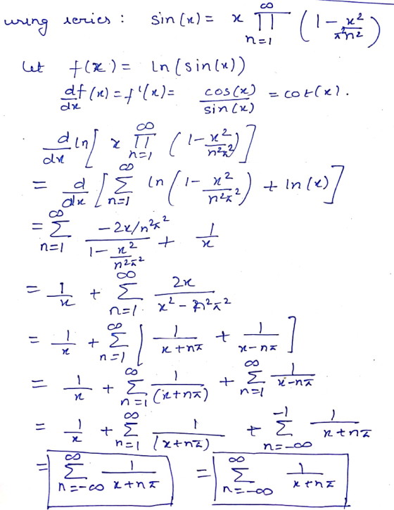 sin () Aeric nel sinlx)) ut dt (x) )= cos(x) sin Cx) CD 2 In 2 n- CD -2u/n% =2 2 x-22 CD n ) Co + 2 vi-nT Cittna) YL n =1 n:-