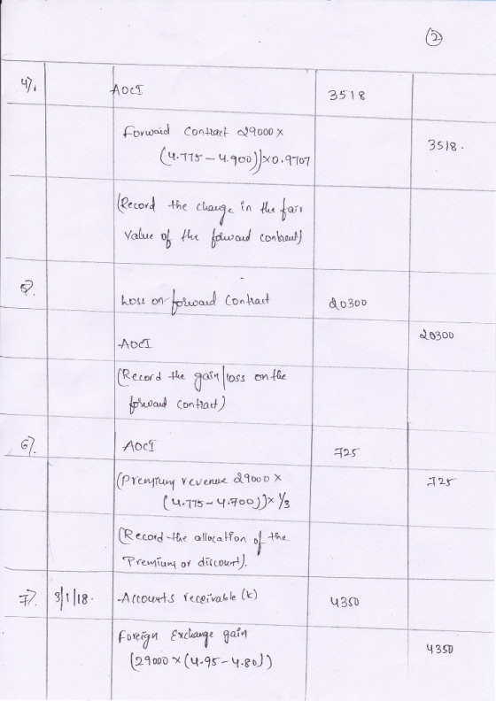 35 18 owaid Conhact 9000 x 3518 Record the claue in e ar Loss on oluoad Conhad 6300 AOCİ Recor d the galoss on tae aud Con h