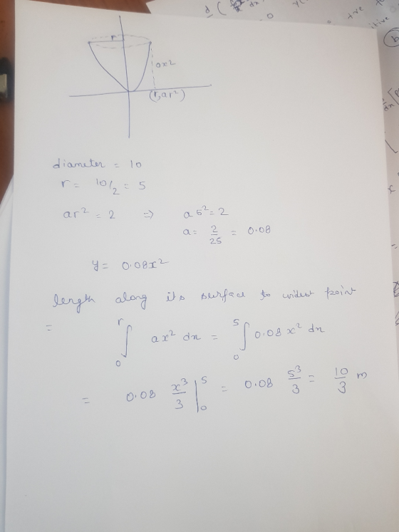 +ve Gar) diamitr 10 5 ar 2 a6 2 2 O08 at 2S angh along surfect undest ta0in dn dn O.08 2 의기