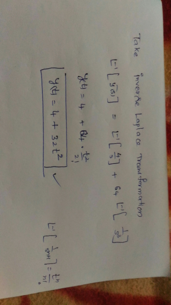 Ta ke fmvea de Lapla co Treuntfor merton Cnd LLJ 17 + det = 4 +B4 .t 2 get e 4 + 32 t