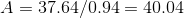 A-37.64/0.94-40.04