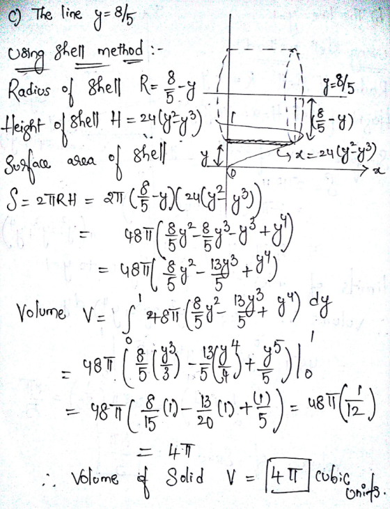 C) The line ghel method Radros of 8hel R 3hell H2y) gtel -95 (B-E Safea S= 2TRH aSea 5 4817 + 13/6 Volume V 4811 48F 5 P 98 T