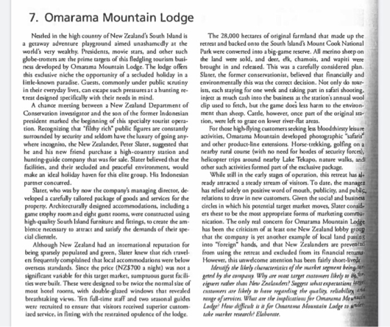7. Omarama Mountain Lodge Nestled in the high country of New Zealands South Island is The 28,000 hectares of original farmla