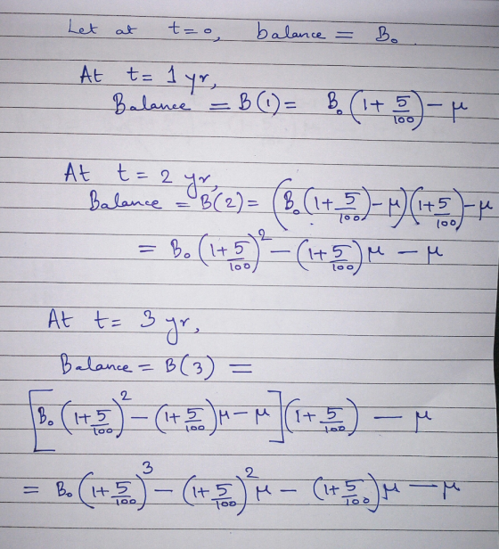 Latar t-, balance =D At t= 1 yr B ( 2 teo 02 3 (It Too
