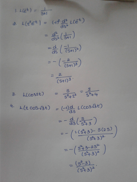 Stl dsa 3. ucos2t) ds =-(1. (S43)-s(25) (s43)오 (s+3) (s43)ユ
