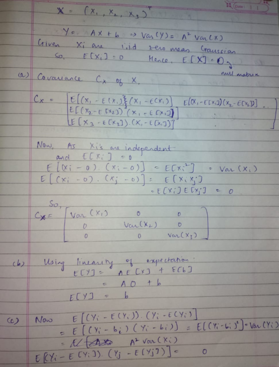 d 2 ero naan Gaussian ver(X1