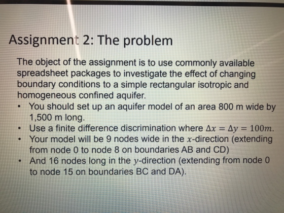Assignment 2: The problem The object of the assignment is to use commonly available spreadsheet packages to investigate the e