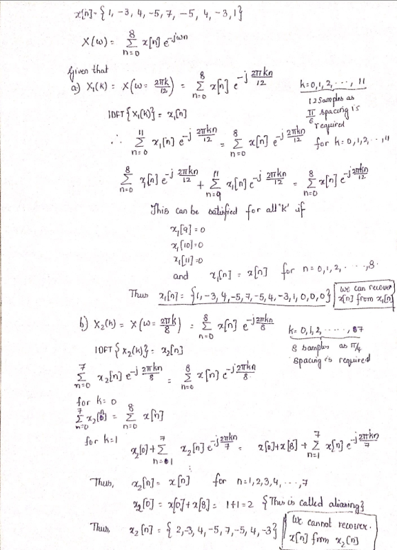 Jon that 12 2Tkn 12. 12. n: n D his can be balifiecd for allk i or n 0,1, 2,- we can reowr 64 for kl 子 h-티 Thur, 32[n], χ[