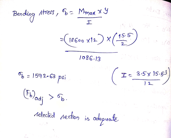 end^n 15.5 18600 1086.13 ơb 159 2-63 工^ 35x15.53 psi ad ecle section is adep ua