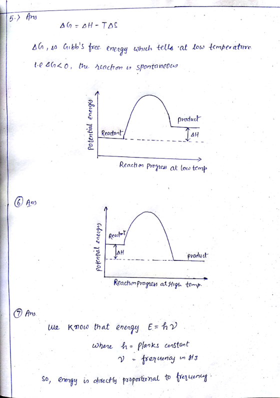product Reactant Reachon proncs at low temp cu at low tem r2 2 Rec roduck Reachimprogcn attigh temp we Knou that enengg E Whe