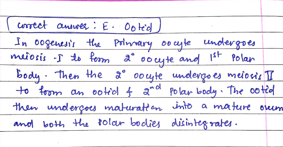 n 00 ate and Polan body then the 2 ooyte undergoes meiosT a OO then md ercoe ma-uraon Jnto a mature owum andl boHtolor bodie