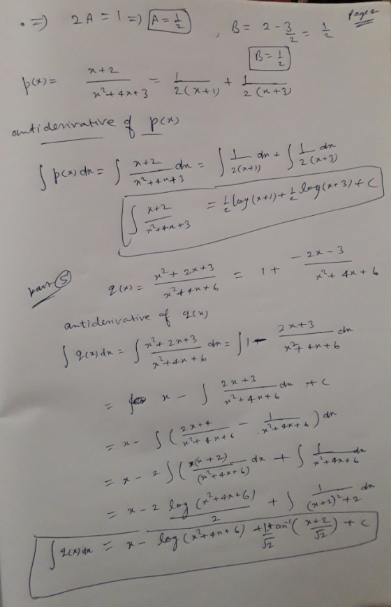 aye dn + 2 (x+3) 2(저)) n1443 22- 6 Artidnivative cf虹リ 4