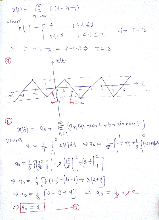 P(t- nTo) whore TTO - 2t+3 그771 2-(-1) ㅜ= 3 ㅜ- To M2-2 9n Cs nwot tbn in nwot hre 2 + dt +을 (145)0- 지)여t qo - 3 2 ()--1)+3(2]