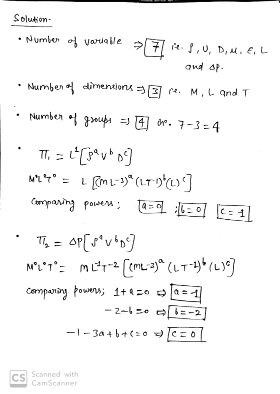 Solution Number o Variq ble ie. f, 0, D,м, E, L and AP Numben dimensions R M, L Qndl T Numbengoups ve. 7-3=4 4 TT, L V ML Co
