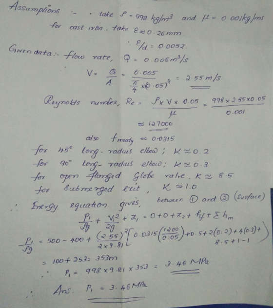 ssumpthons and μ: 0001kg)ms for cast iren take 20.26 mm dO.oos2 o oosmls Giwen data o rate, 3 V- a- 0.005 -a 55 m/s .PkV × 0.
