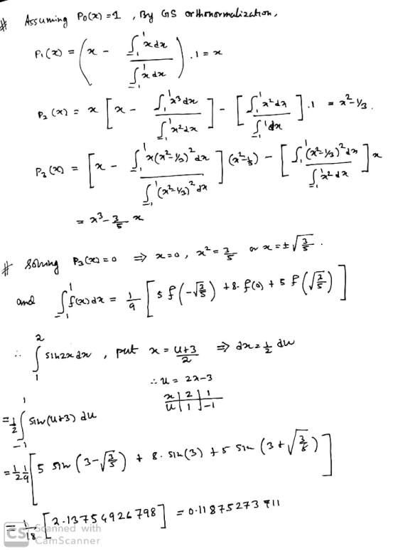 GS ar hrnormalizaton, Ass uming Po(x) 1 Pi(2) - 1 P 2. F(E)] (r Spmn-() 48 omd put U+3 mp Trxp - u 22-3 r 211 Siw (u+3) du (3