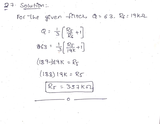 2 Solution 6 3. R 19k For lhe given ffltci, a Rs 3 RG 1 Rs 19k (129-)9KRS (188) 19K RS Rs 35 k