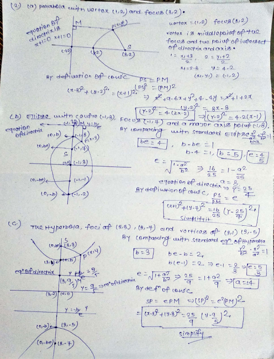 2 15 Give The Standard Form Equation Of The Parabola With Vertex