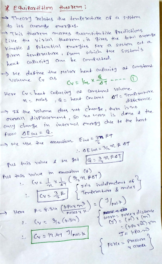 Theon elates tue teercidute of a sstm to ts avsge emex es Volume (v as ese differemte 2. Moles χ K. 丁 Ham) areia