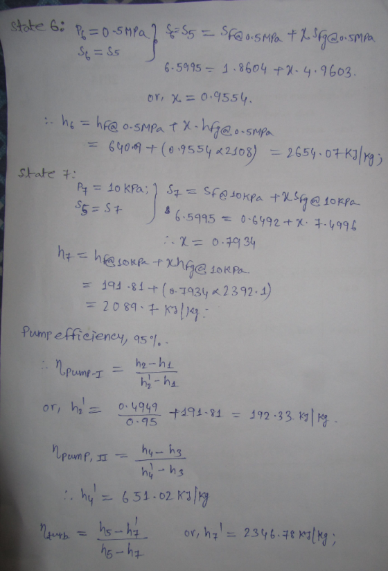 f:@0、SMfa + ·Y@wsinta 65951 8604 1-4.9603 or, Xs=0.9554 1948(743 3 Pump efficiencyノ95%、 O 95