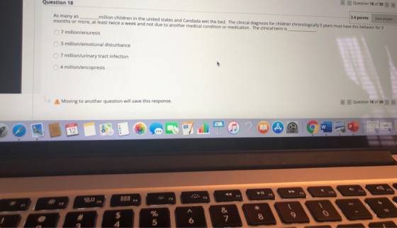 Question 18 of 30 Question 18 3.4 pointsSave Anse As many asm months or more, at least twice a week and not due to another me