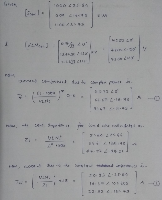 ven k VA 200 L-120 V 12. L120 neus cunt cemponnt dus to cem plex power o 83.33 LO O. 6 66.6チ . 18.195 _ toa d aro cal culated