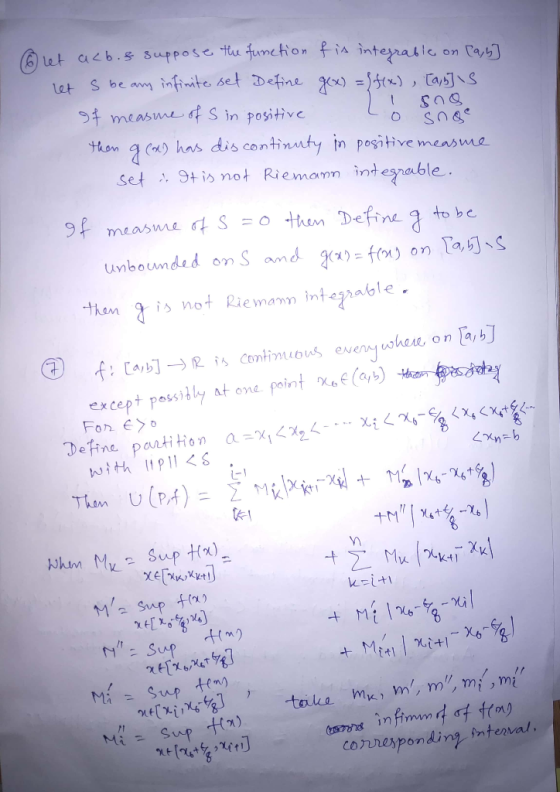 Let akb.s suppose tu fumction fia intesratte on Cab let S beam nfinite set Define x) ) TaysS 9 measmefS in positivc Hhon g(ok