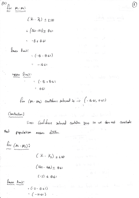 for 98 F(l- laimit (-8 86) -16.6 pen imit (- 8 Conclusion Since Conidence Jnlenval Contelns zeno So uwe Conetude Can not that