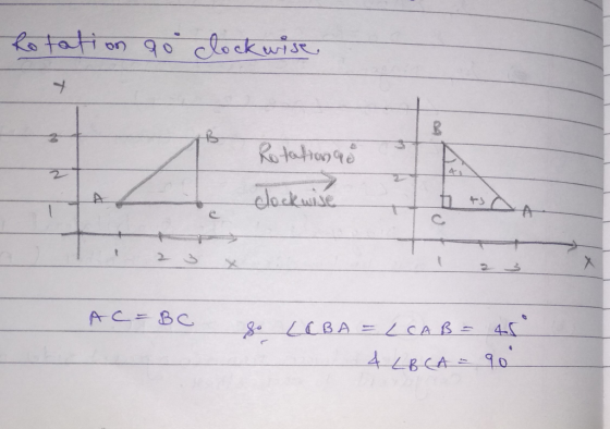 o tatio 90 clockwise Ro tation elockwise AC=BC LLBA=LCAB-4 4 LECA90