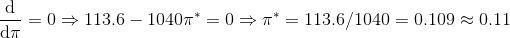 d = 0113.6 1040 0 T = 113.6 / 1040 0.109 0.11