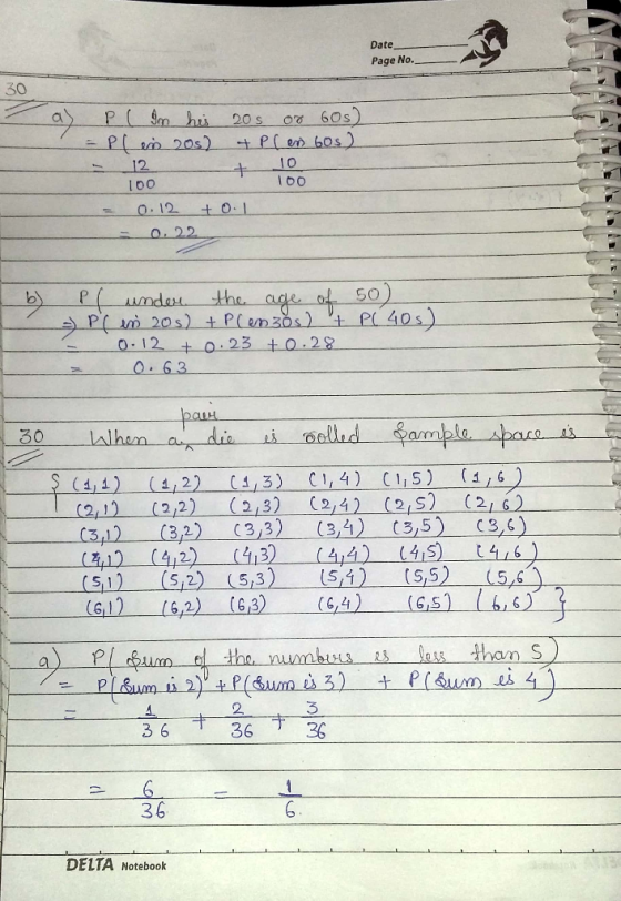 Date Page No. 30 12 loo 0.12 10 to-1 , 22 SO 0.12. 0.23土0.29 0.63 C14),(1,5 ) ( ) 44) (42) (4,5) 1, 6 3) (2 (2,S) C21 6 (2, 1