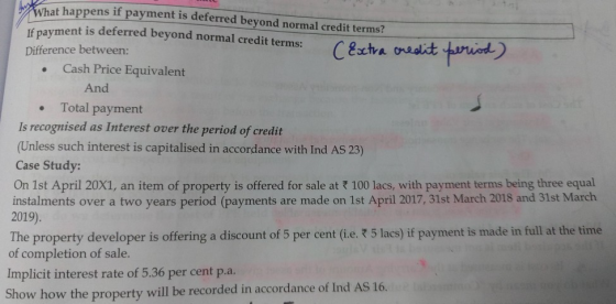 What hap pens if payment is deferred beyond normal credit terms? ment is deferred beyond normal credit terms: CEactva Differe