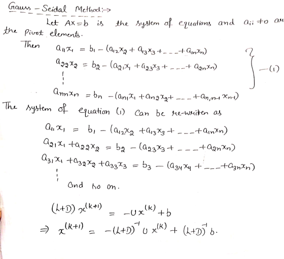 the Piot elements euation () Can bc ie-writen a* Ond ho on k+I