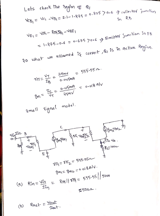 Lets check Fhe Vi-VB2.)-1-375 = o.325 ^ 0.6 7 (ollecto junchion NcB RI5BNBE NE1 = Renion we assumed is corsectQ) is in Acive