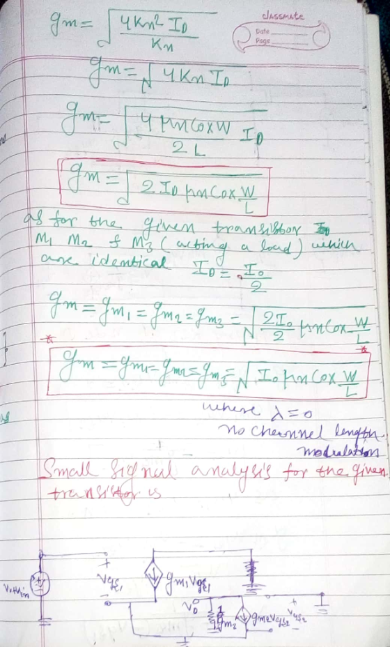 JASSMATE Date Page KM 2L af for tha aanx Ldebical gm=m1 IM=mg2Tpn whene no cheannel lmppen medulatn tha 1