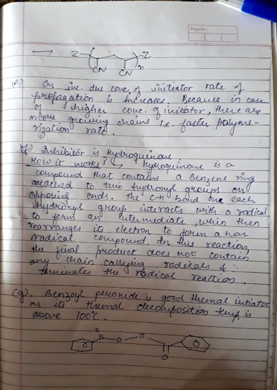 Page No: CN rate e On c. due coue uuitator is taercares Beeaue in case initator, re ase efagatrion coue a payae hans e igatio