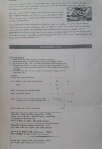 nedt card pumber Many methodstrcratrg the check iagt have ben developed nethod is shown in she iue bel the sser to enter a iv