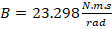 B 23.298Nm. rad