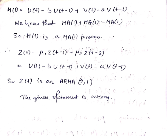 So 2(+) İS an ARMA 2,1) IS The givan The guen