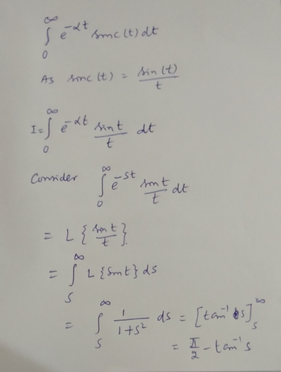 As nc lt) Ain lt) t Oc 1-fEe int dt t 0 Cemider st mt dt t eLi 4mt2 LiSmt ds tems
