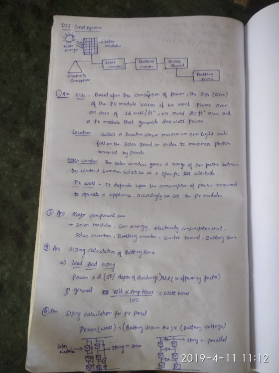 modulss sclay Battesy Goored Batte Si3eBaaed upen the conston ef Pouder , the si3e (are) the PV module va leo ㅚ we want power