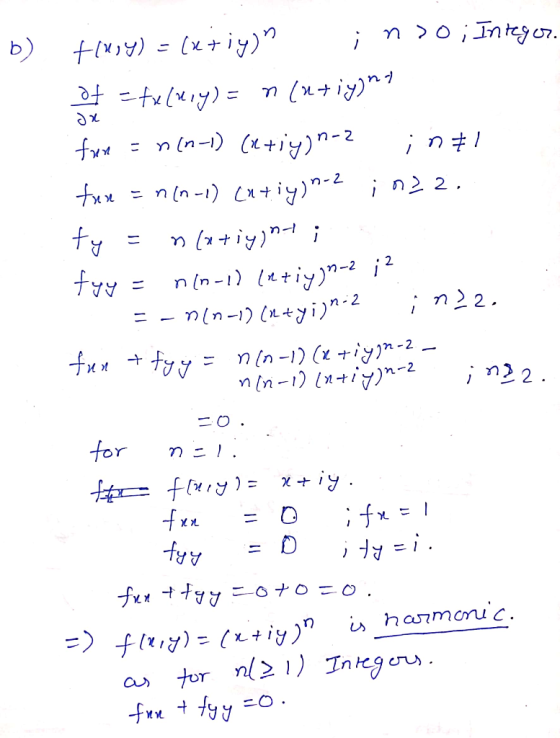 n >0;Intgr. b) / プ (n+iy)n (AIntfe f n(n-) 1+iy)-2 n-2 (n-) Ci- n2 2 ニn nl 2 n n 2 - nin-) yi)-2 -ulRi) -uu 2 7-(A -uu tor 7