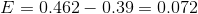 E 0.462-0.39-0.072