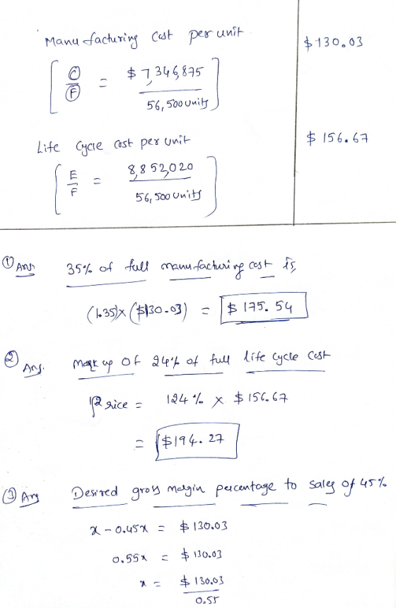 Manu factung cat per unit 130, 03 丰7346895 56, 500uwit 156. 6 E2,0 20 ($194. га Oho Desired aro y mngin pet centome to Sale o