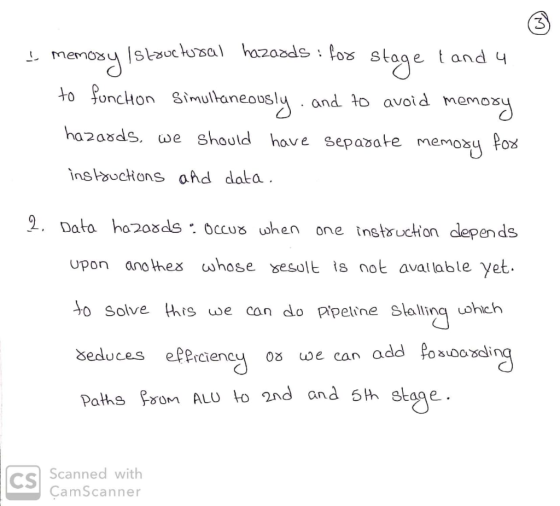 memosu Islzuctusal hozaads fo stage t and y o oncon simullaneously and o avoid memos ha2asds we should hove sepazate memosu P