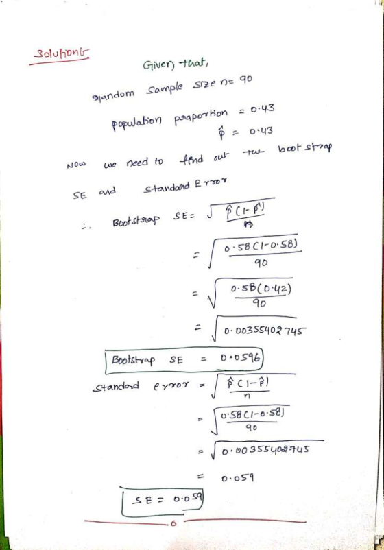 3oluhon Given-taf, 9landom Sample Sr2e n o P 043 Now SE and standard £γτογ Bootsbap SE 90 -0-5B(D42) D035402 745 9 0 o51 6